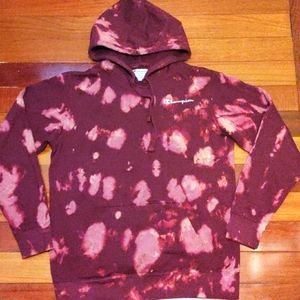 Unisex tye dye Champion hoodie men's medium